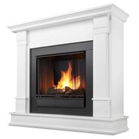 Real Flame Silverton Gel Fireplace in White Finish - B0091JIAR6
